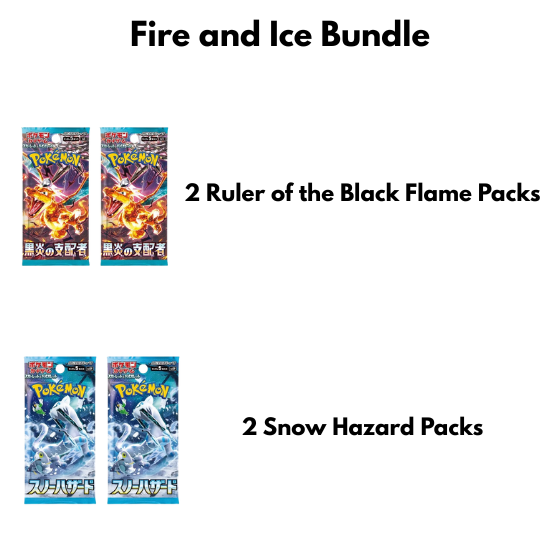 Christmas Bundle Pokémon TCG: Fire & Ice Holiday Bundle – 4 Pack Japanese Set